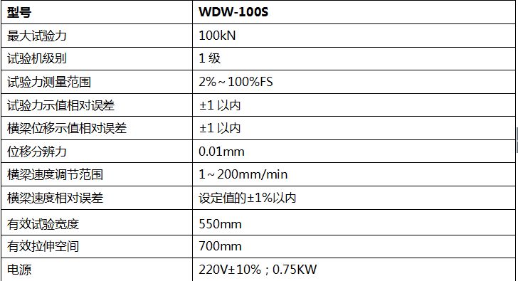100KN數(shù)顯式電子萬(wàn)能試驗(yàn)機(jī)